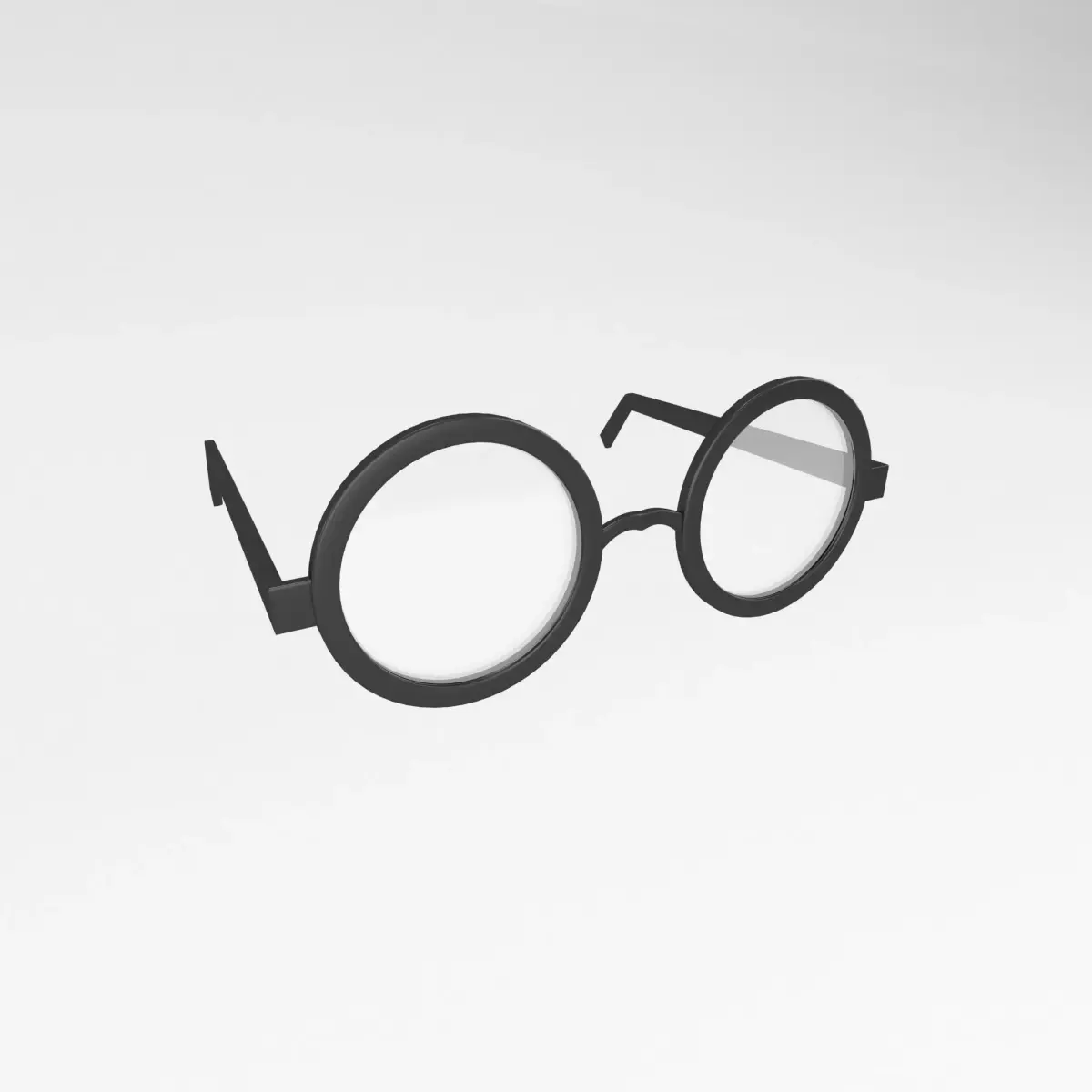 Cartoon Glasses v1 003 Low-poly 3D model