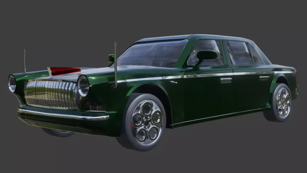 hongqi FAW L5 3D model
