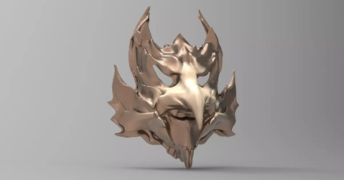 Raven Mask 2  3D model