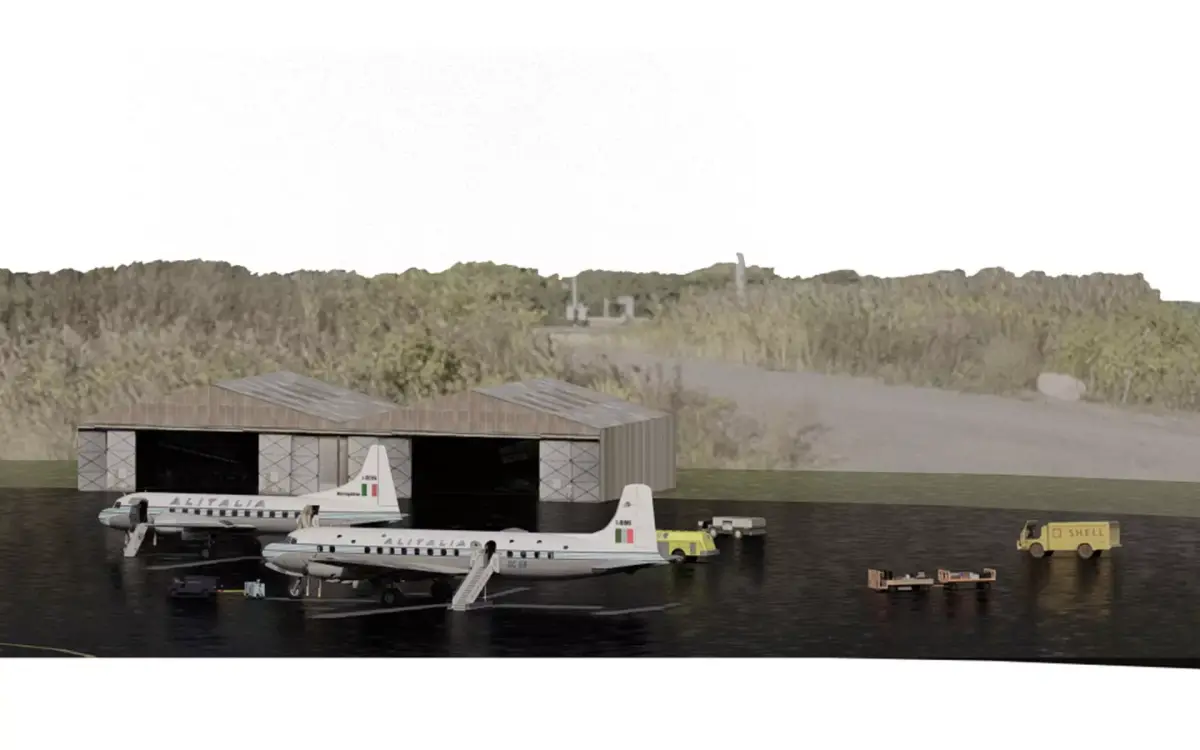 CONVAIR 440 and DOUGLAS DC-6B 3D model