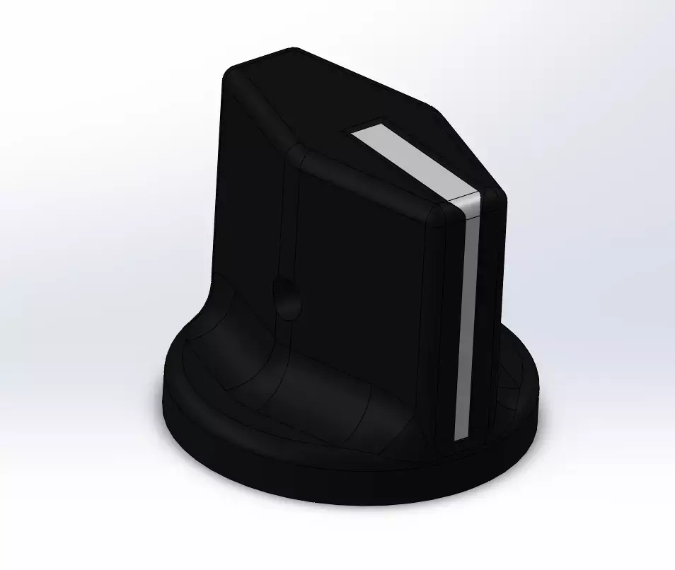 Cessna Citation Mustang - Knob for rotary encoder 3D print model