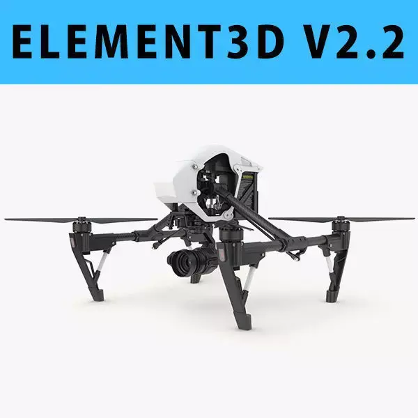 E3D - DJI Inspire 1 PRO 3D model