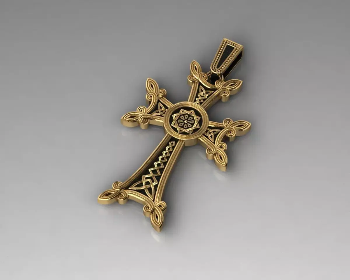 cross Armenian 3D print model