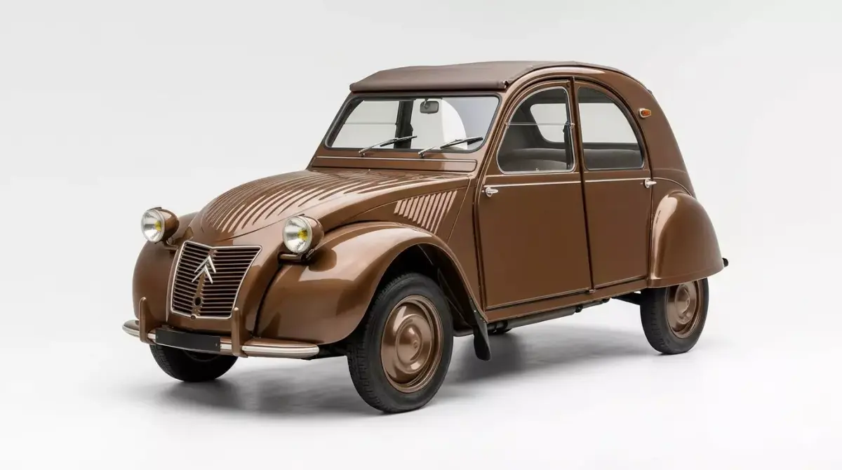 Classic French Utility Citroen 2CV 3D model