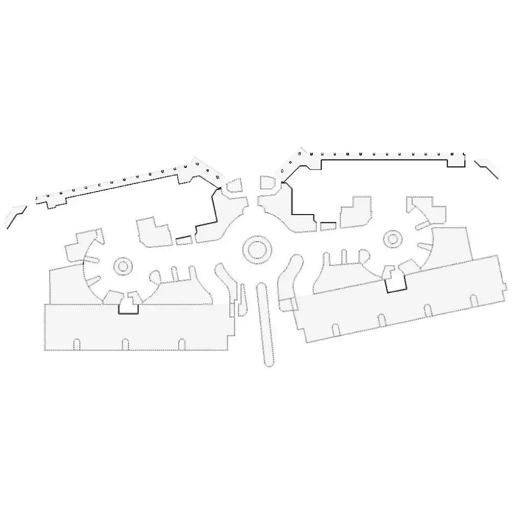 Commercial Interior Sketch - 53001-64000 SF - Xactimate 3D model
