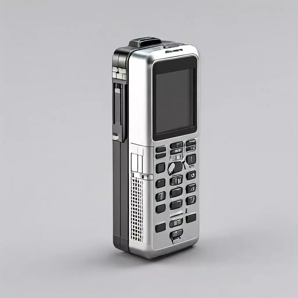 SciFi Handheld Communicator Device Low-poly 3D model