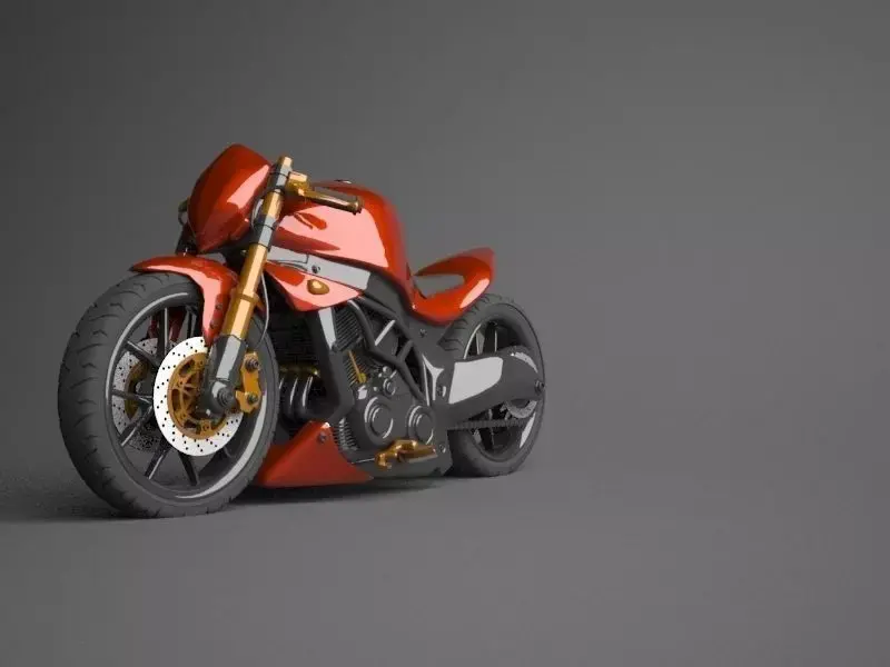 Kawasaki Ninja modified 3D model