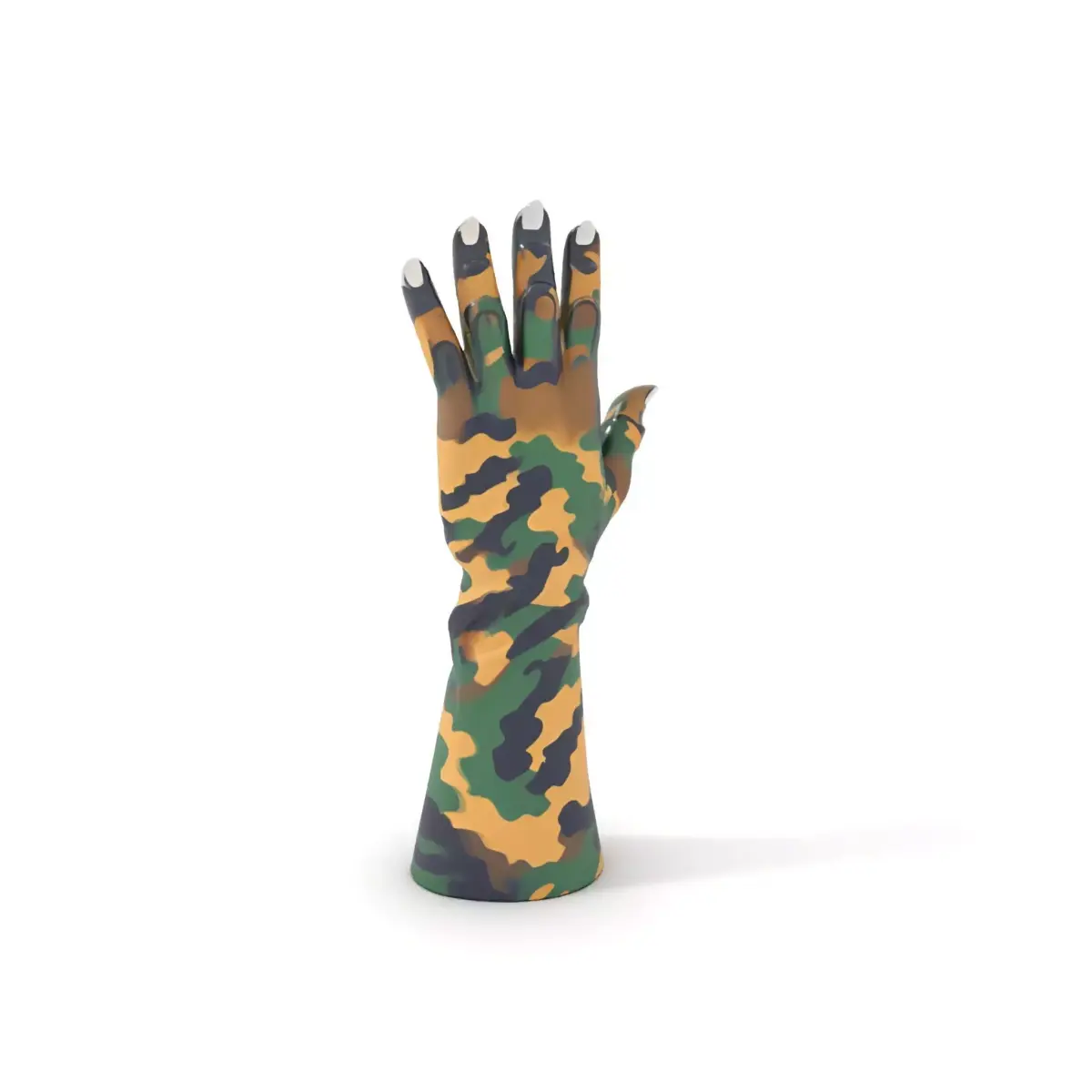 Camouflage Glove Hand Model Pack Low-poly 3D model