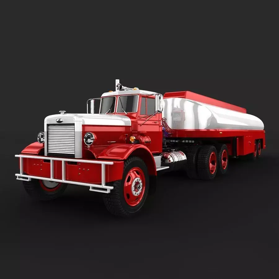 peterbilt 281 - duel tribute 3D model