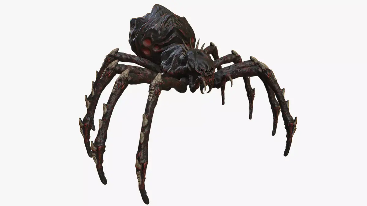 Spider Warrior Low-poly 3D model