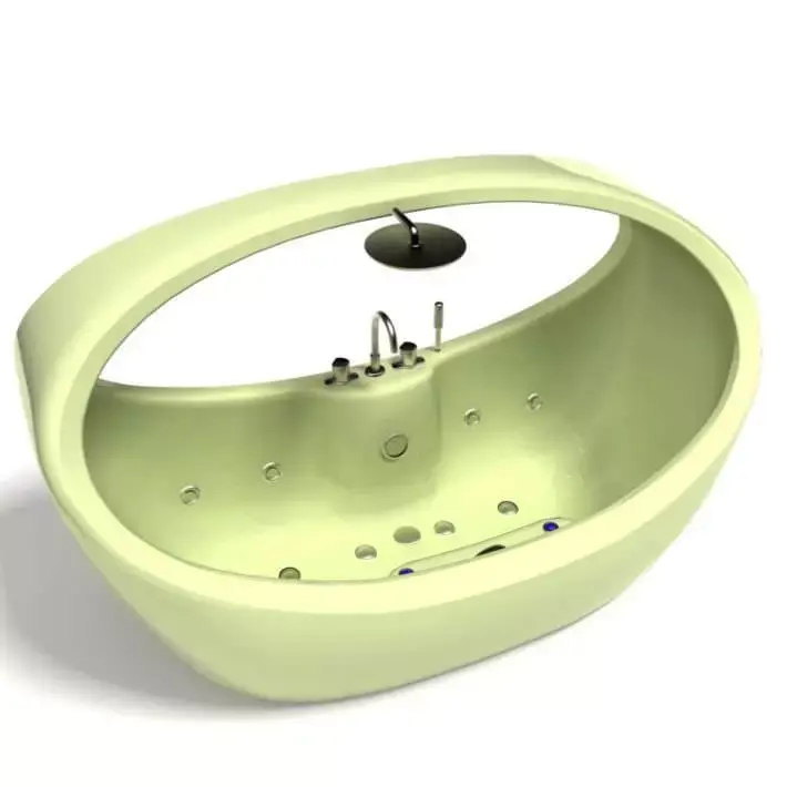 Green Modern Tub 3D model