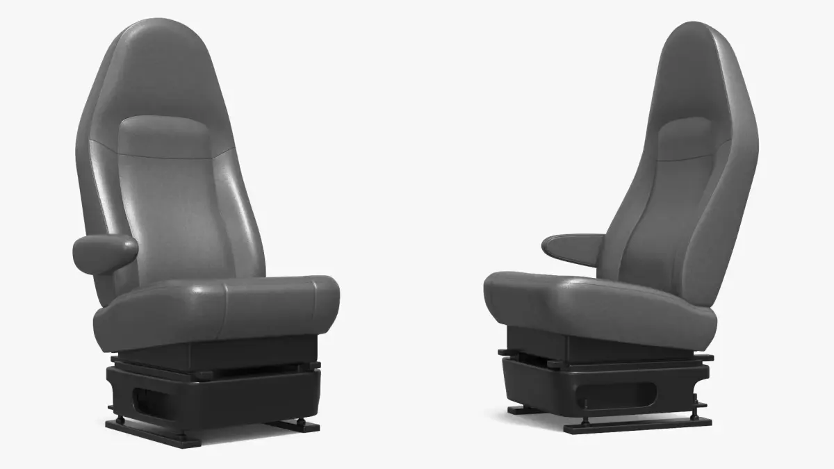 Adjustable Vehicle Operator Seat 3D model