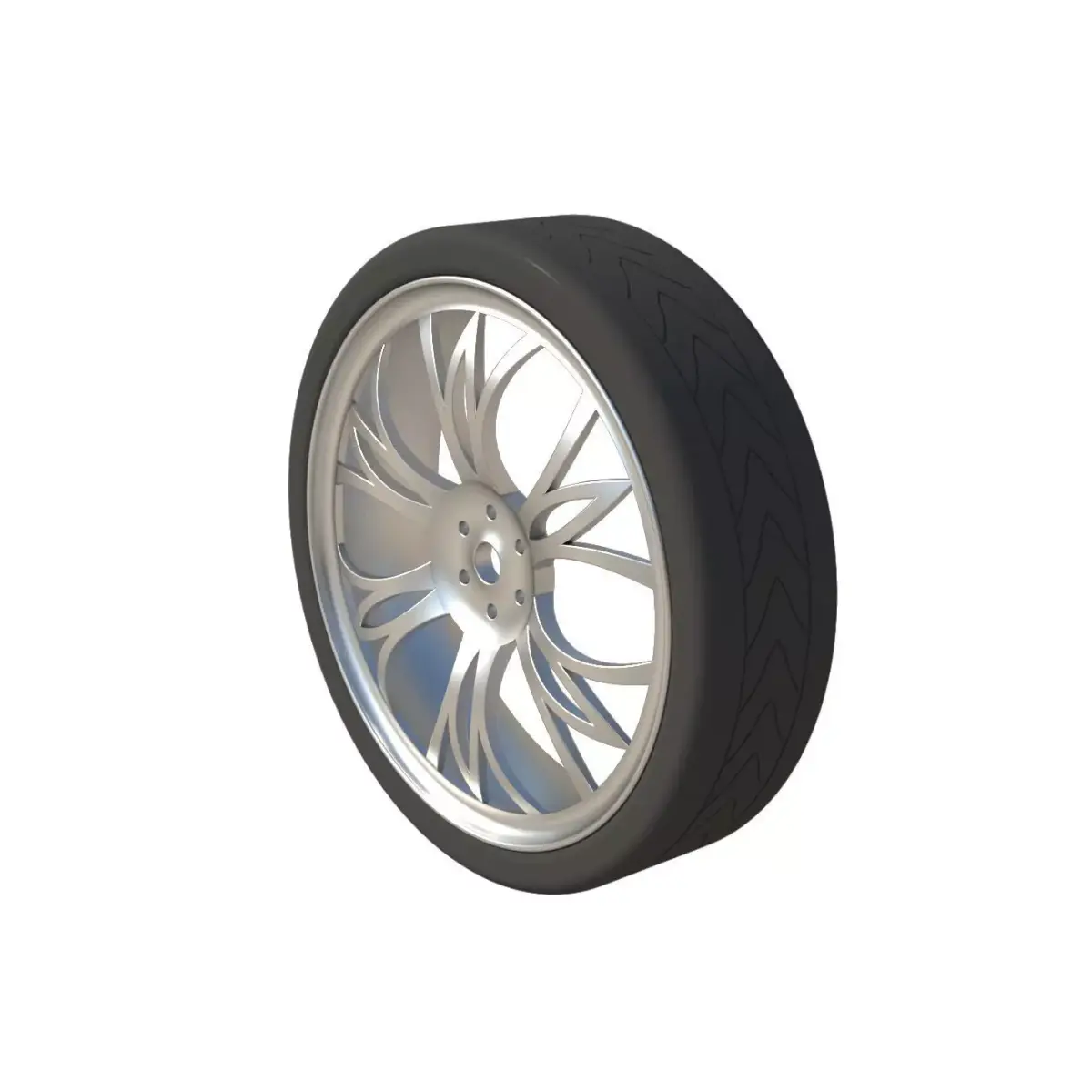 tire wheel 3D model