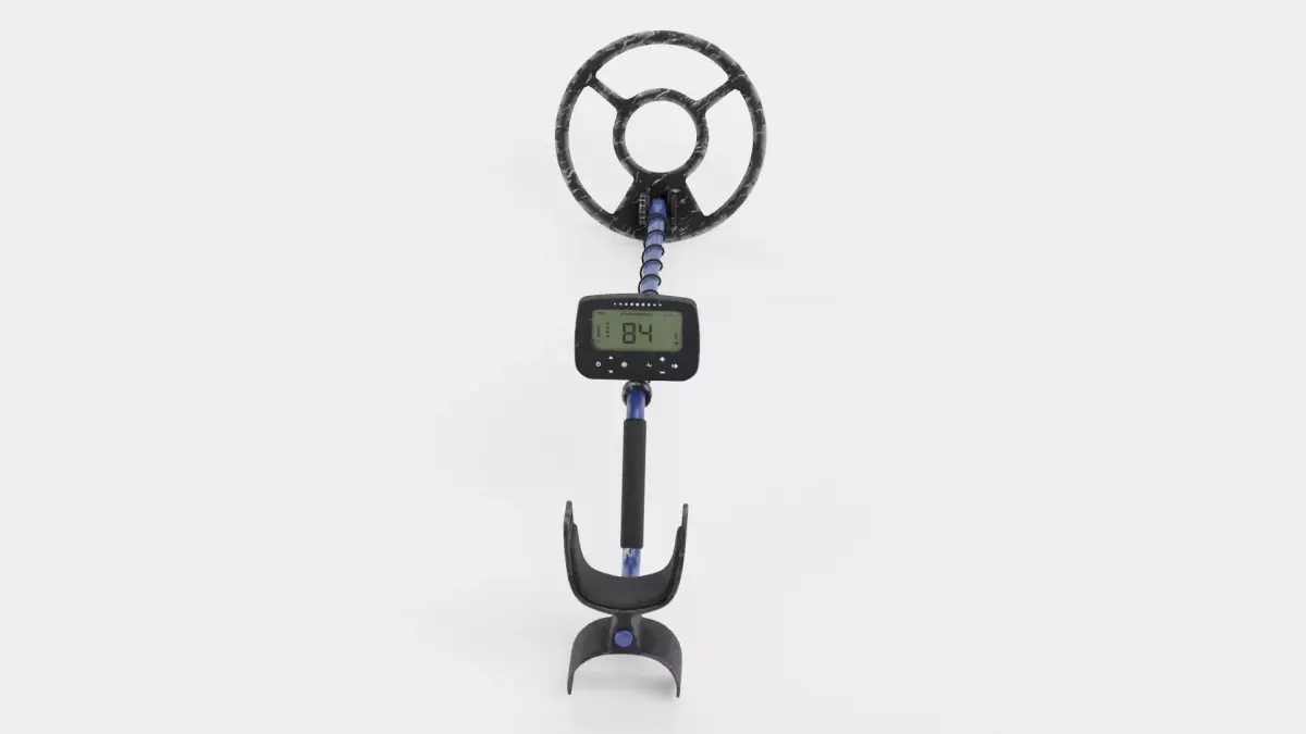 Metal Detector - Used and Scratched Ground Scanner 3D model