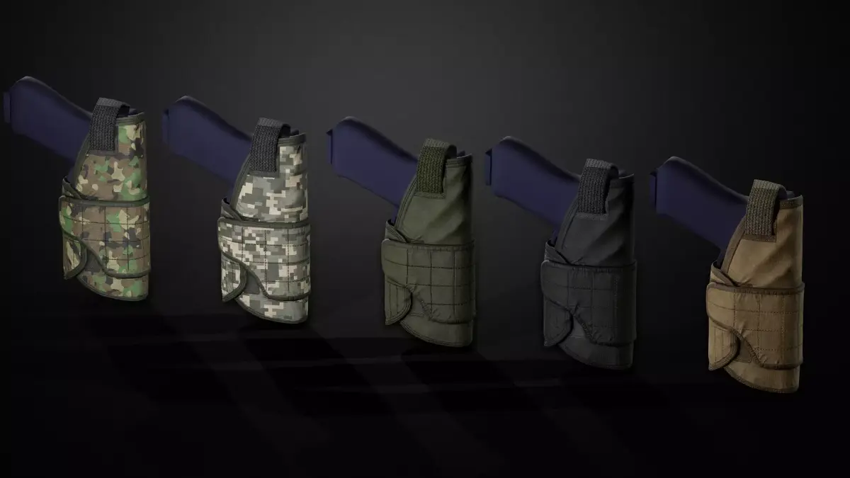 Holster Low-poly 3D model