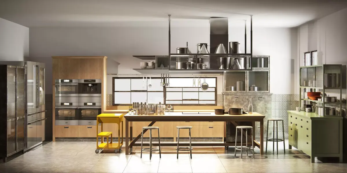 Scavolini diesel social kitchen type 001 3D model