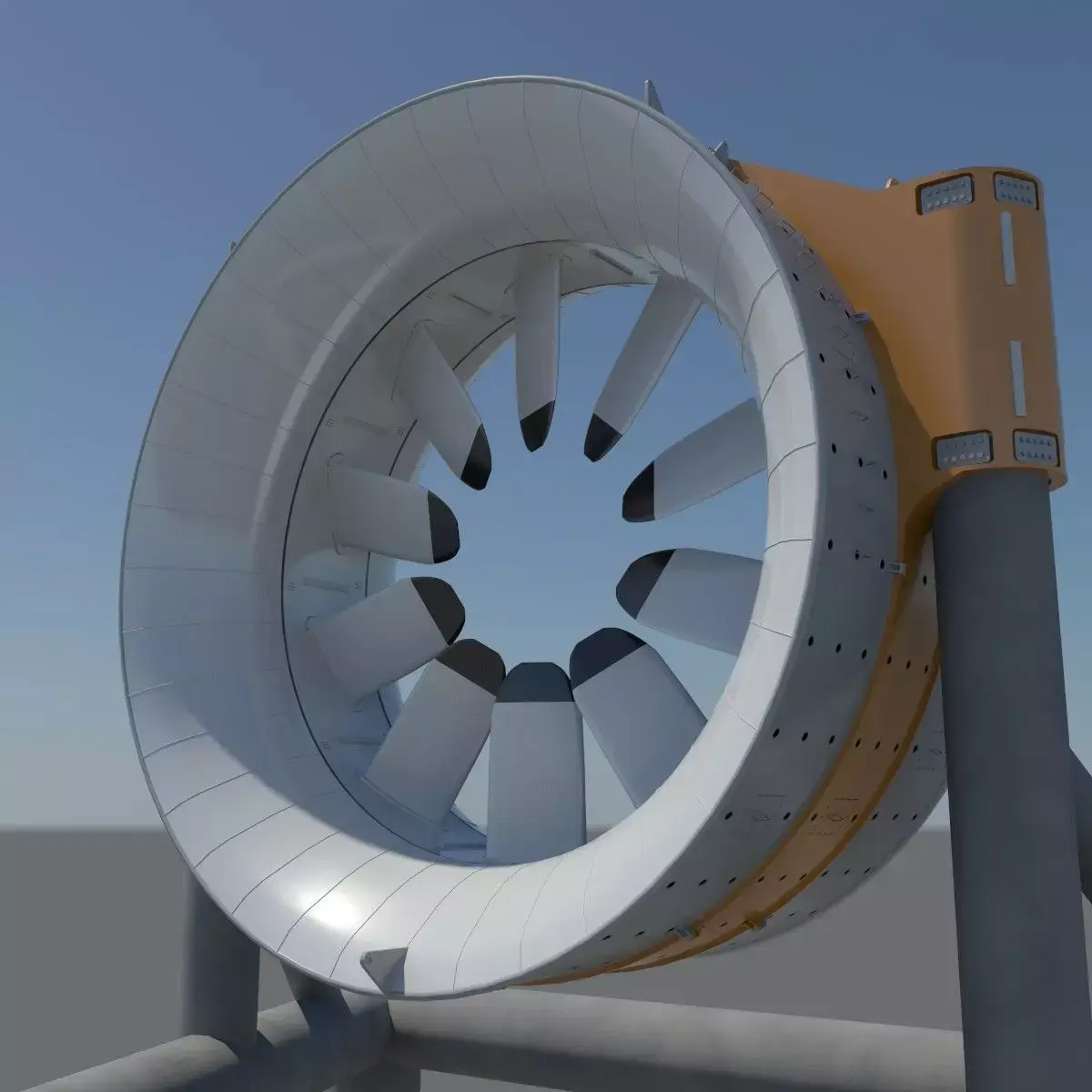Marine Turbine 3D model