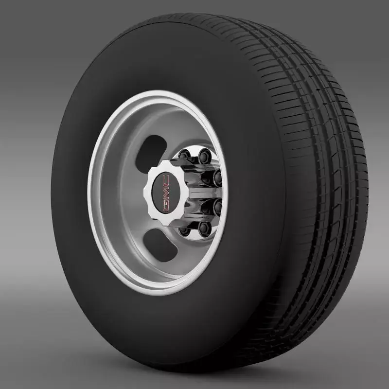 GMC Sierra 3500HD 2008 2 wheel 3D model