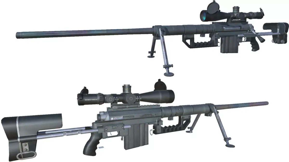 37-Cheytac M200-gun model 3d game ready model Low-poly 3D model Low-poly 3D model