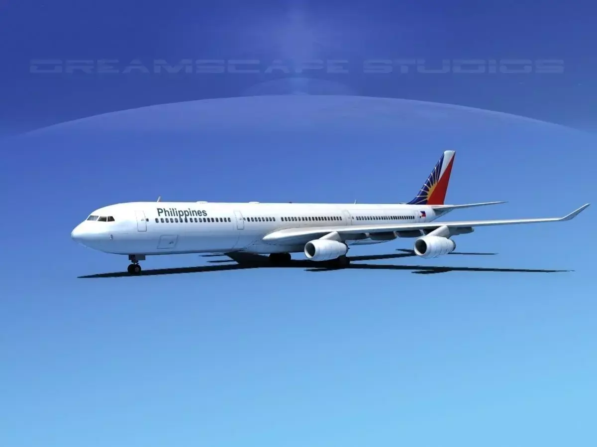 Airbus A340-600 Philippines Air 3D model