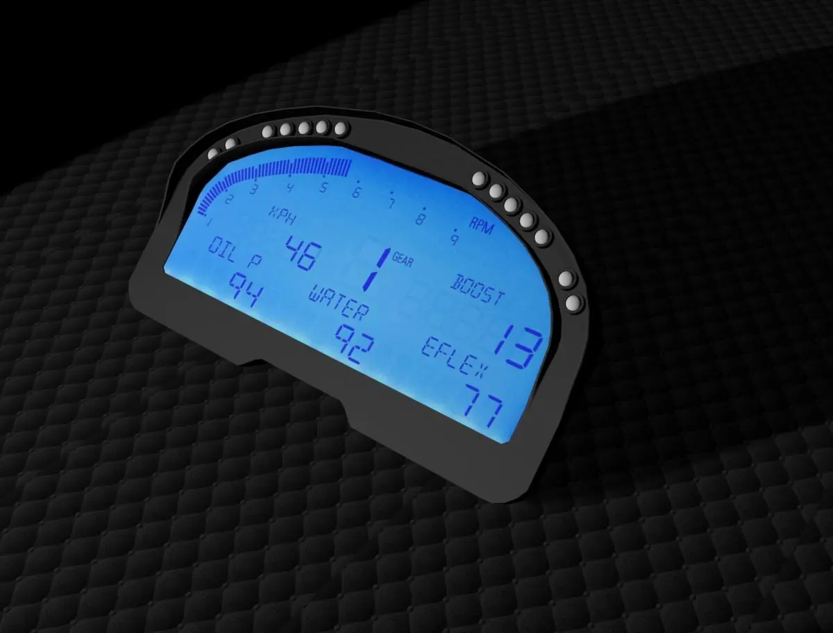 Haltech IQ-3 Low-poly 3D model