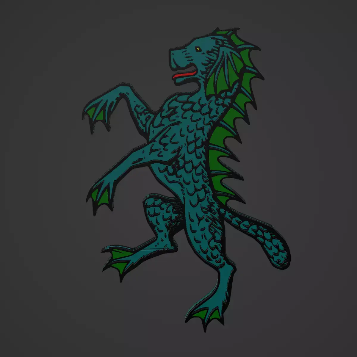 Reptile Animal 3D print model