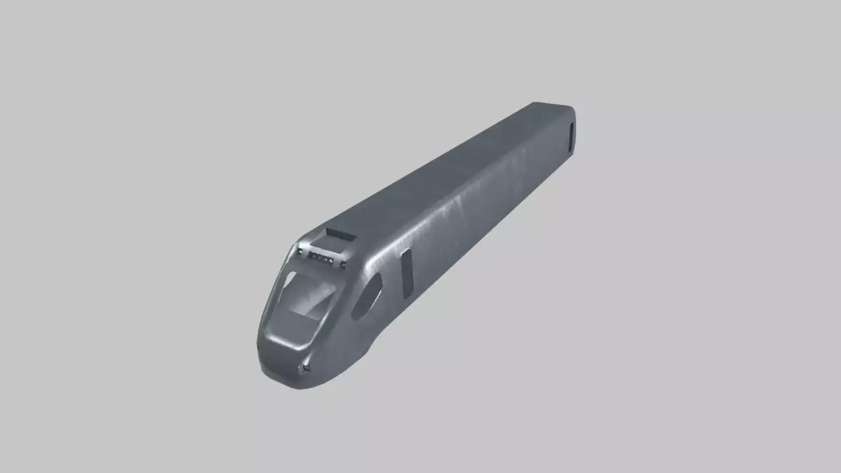 Train body Low-poly 3D model purchase