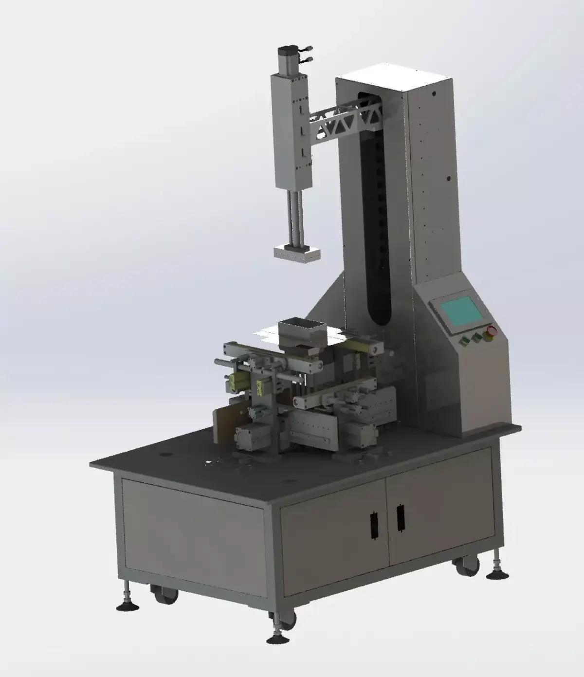 Carton packaging machine 3D model