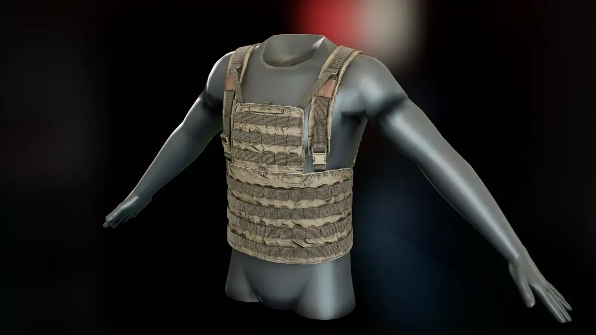 Vimpel Chest Rig Low-poly 3D model
