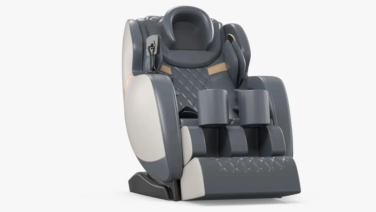 Luxury Electric Massage Seat Gray 3D model