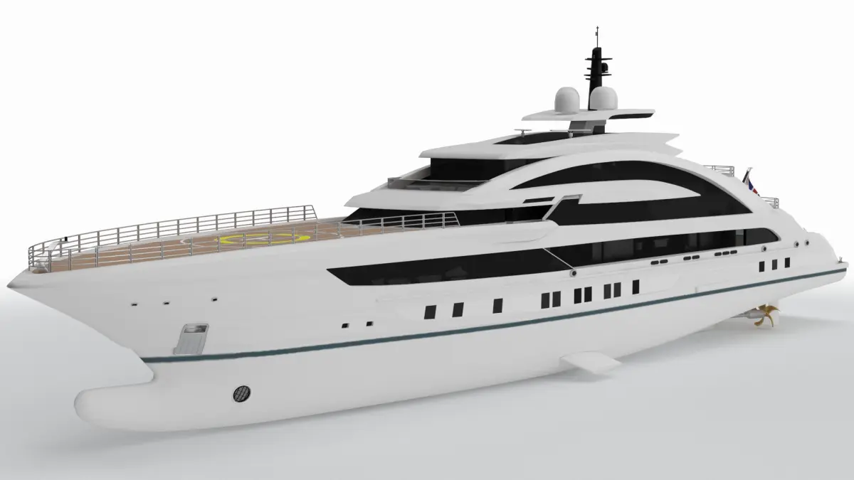 Caique Yacht 3D model