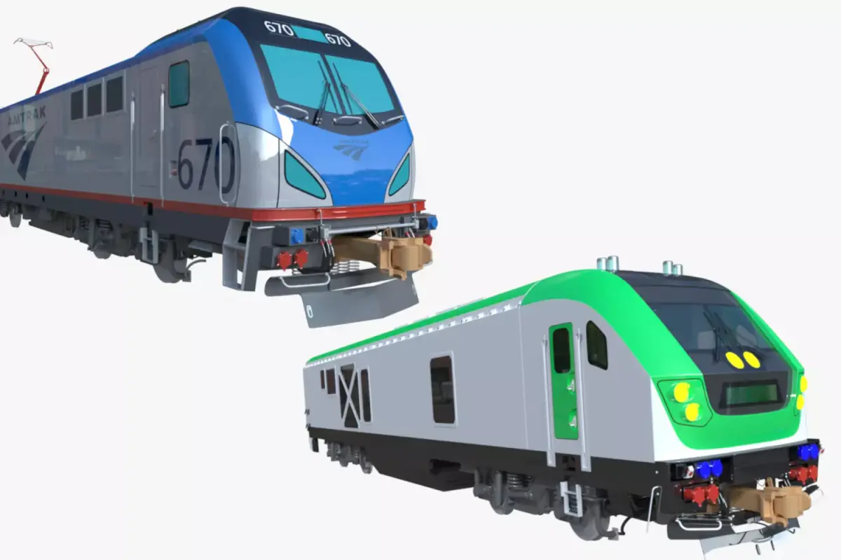 Locomotives Siemens ACS-64 and SC-44 3D Model Pack