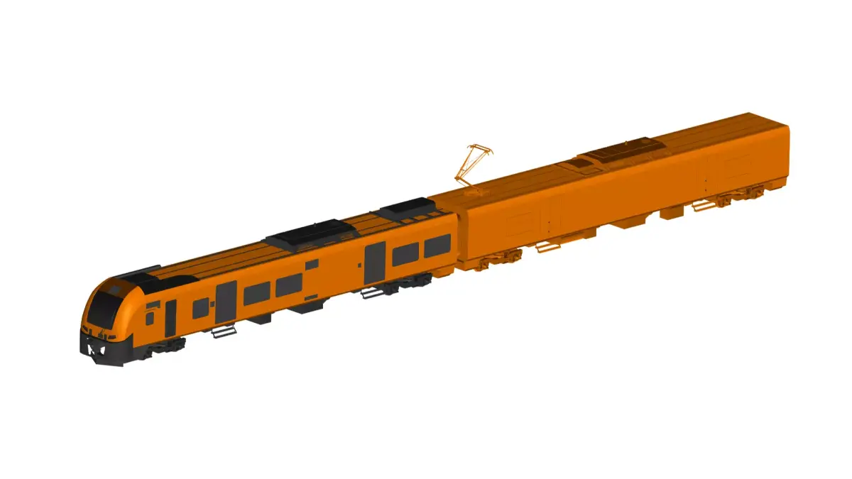 Train 3D model 8