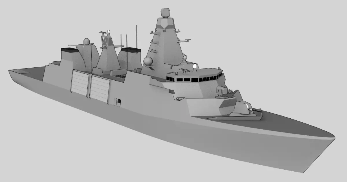 FFG Arrowhead 140 class Low-poly 3D model