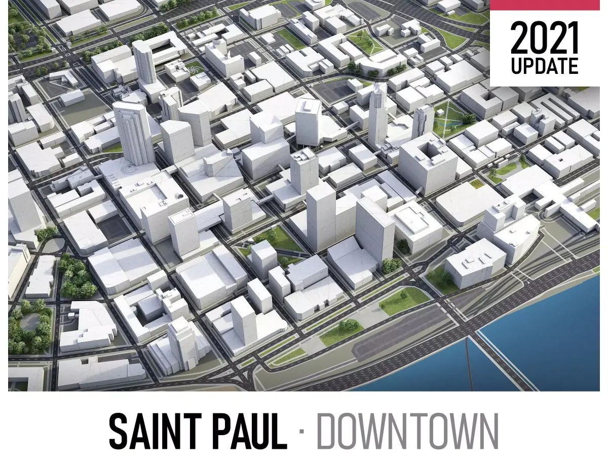 Saint Paul Low-poly 3D model