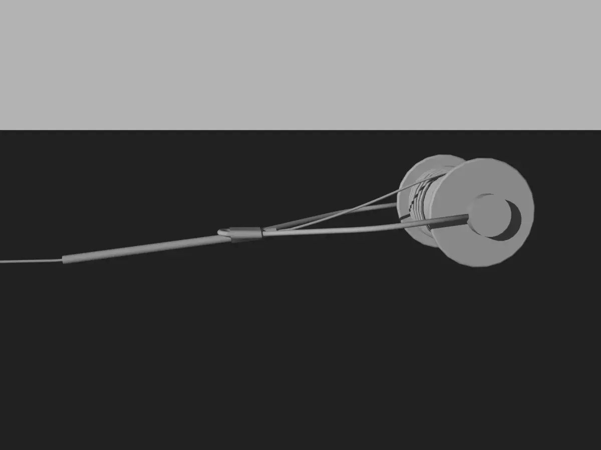 Fly Tying Bobbin Free 3D model