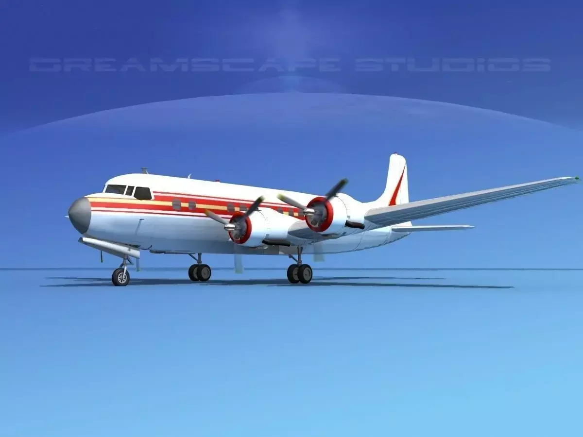 Douglas DC-6 Executive 3D model