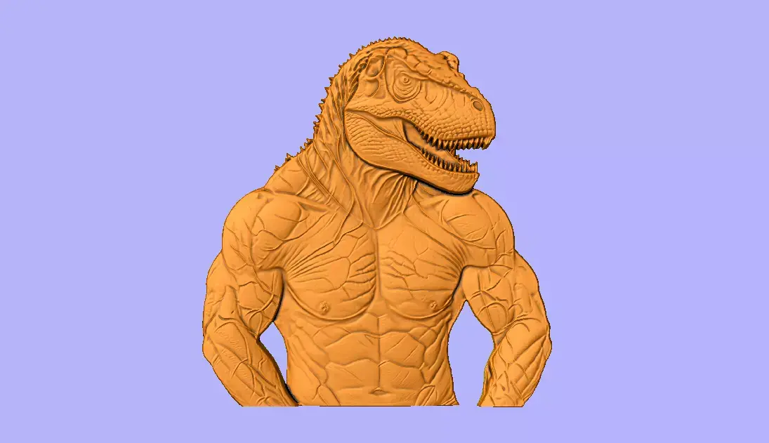 T REX MUSCULO  3D model