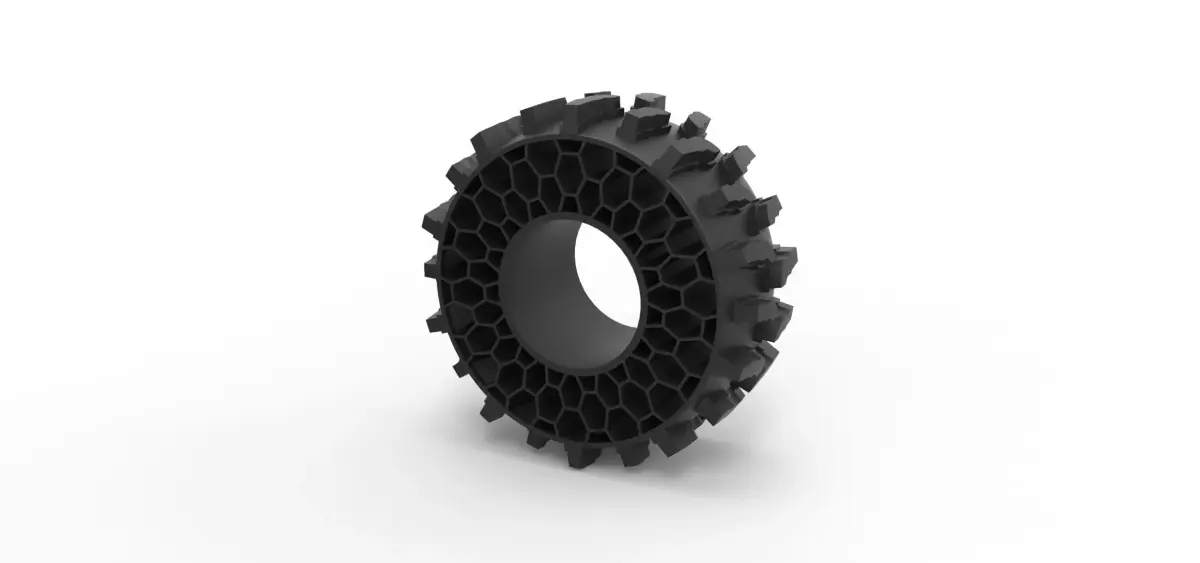 Offroad Twheel tire for flexible filament 3D print model