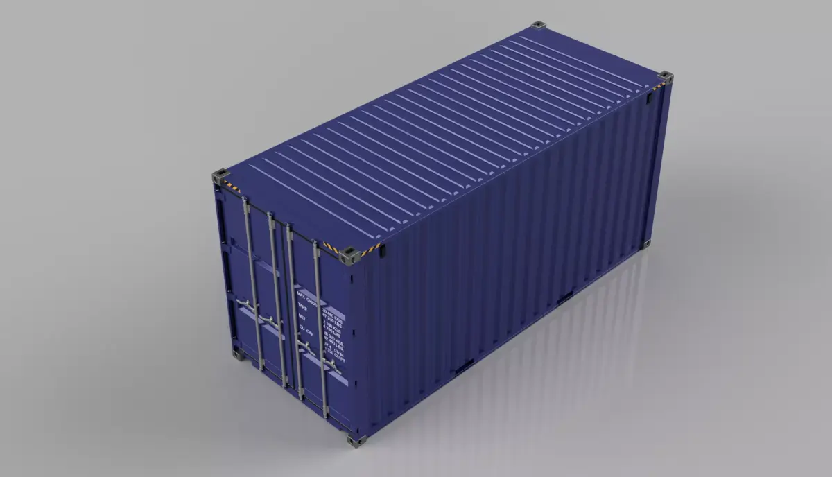 High-Cube-Container shipping container 3D model