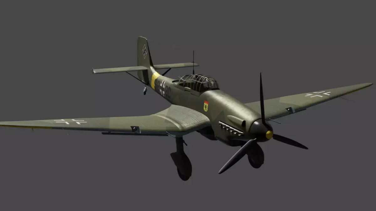 Ju 87 D-5 Stuka 3D model