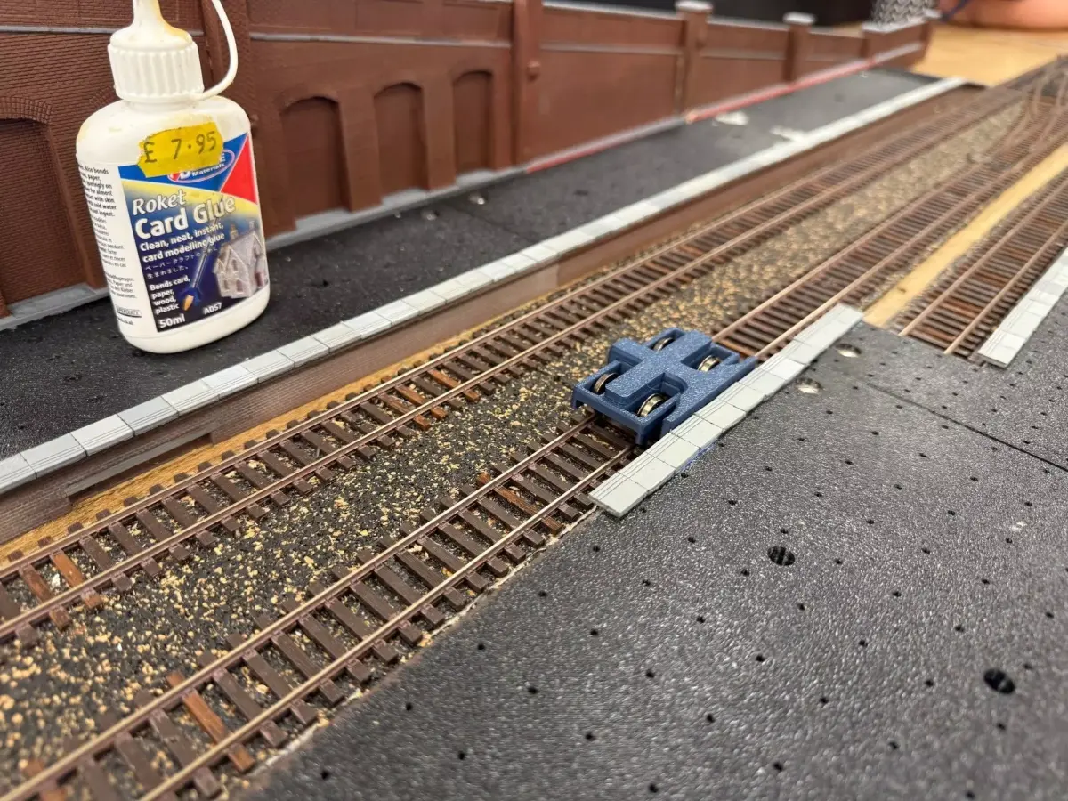 Model Railway Platform Edging Coping Stones V2 3D print model