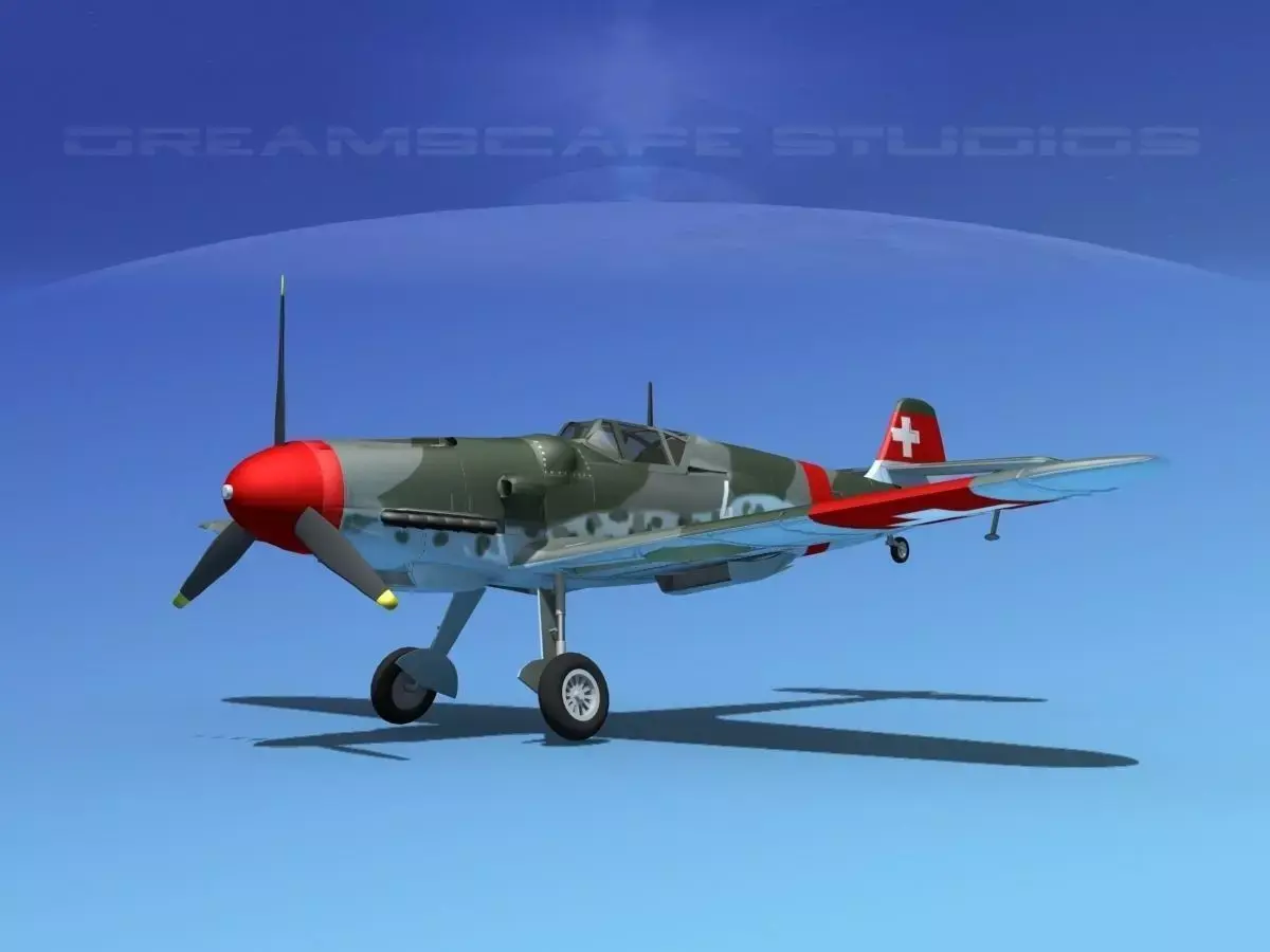 Messerschmitt BF-109 V18 3D model