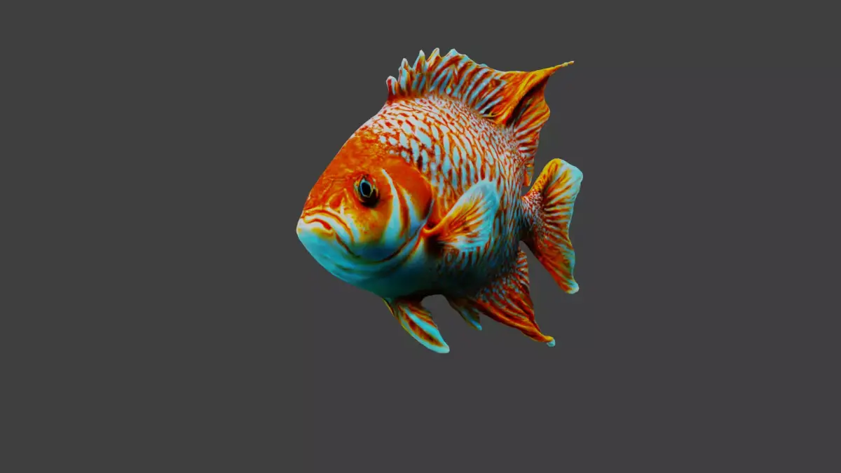 Fish Animal Low-poly 3D model