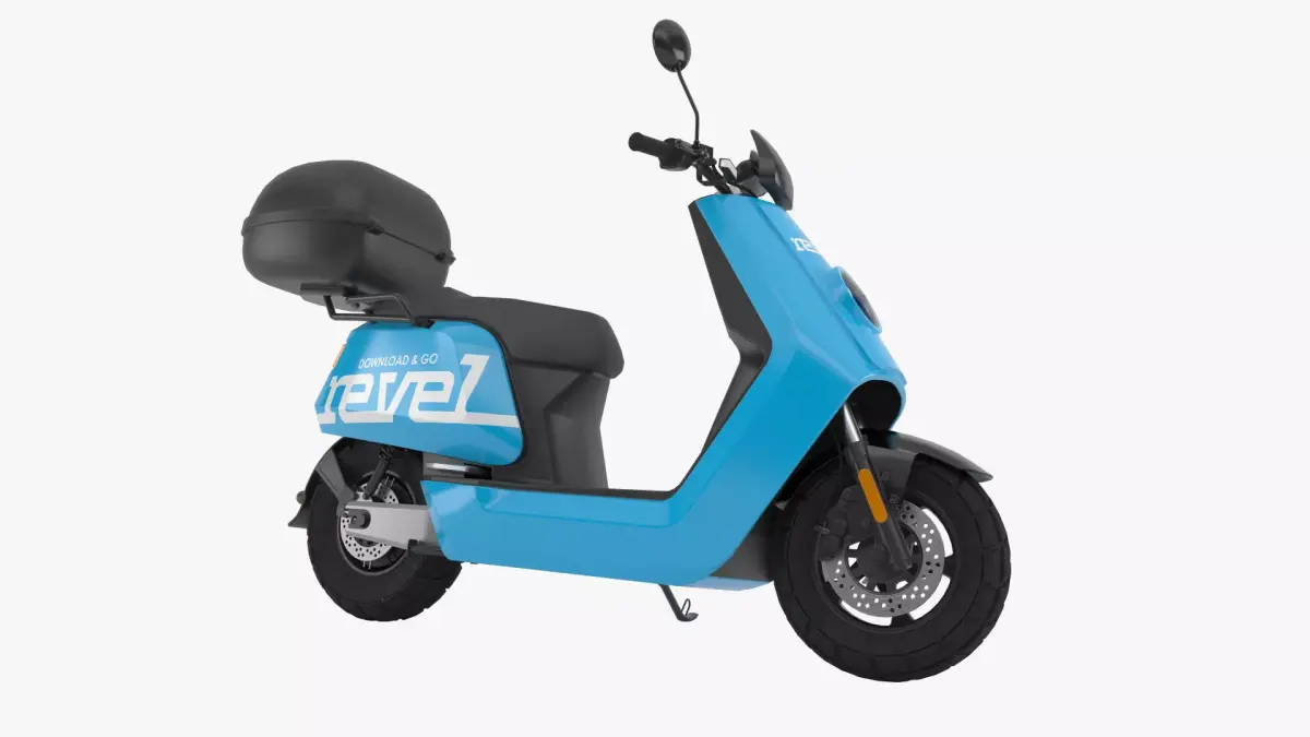Revel Moped NIU Low-poly 3D model