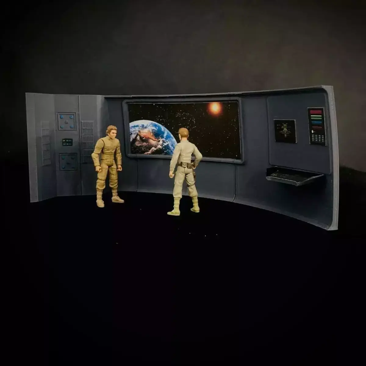 USS Enterprise Bridge Main View Screen - The Wrath of Khan 3D print model