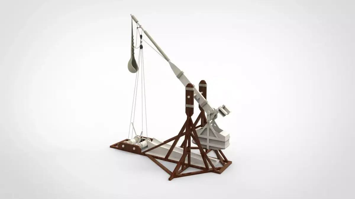 trebuchet 3D model