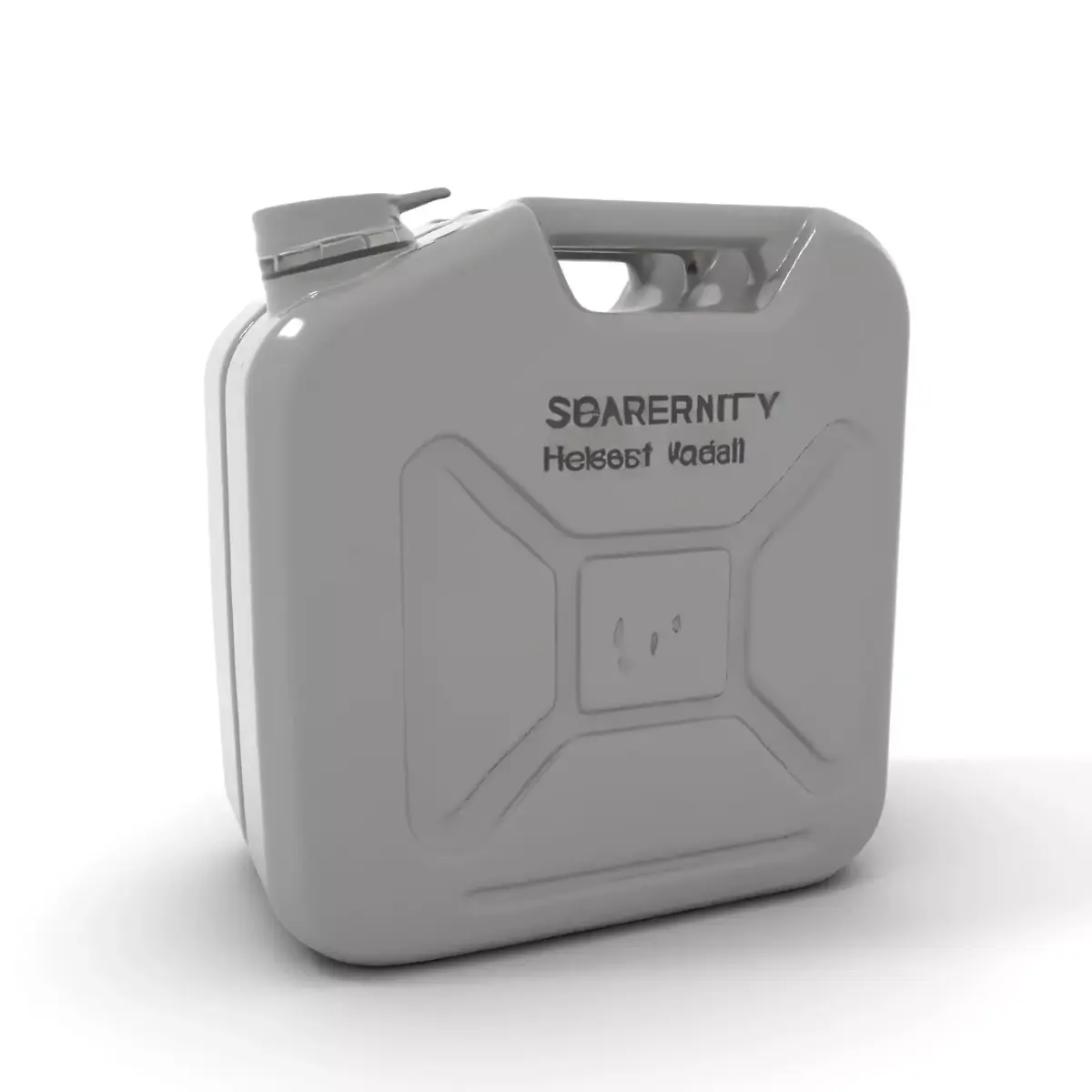 Industrial Black Jerrycan model pack Low-poly 3D model