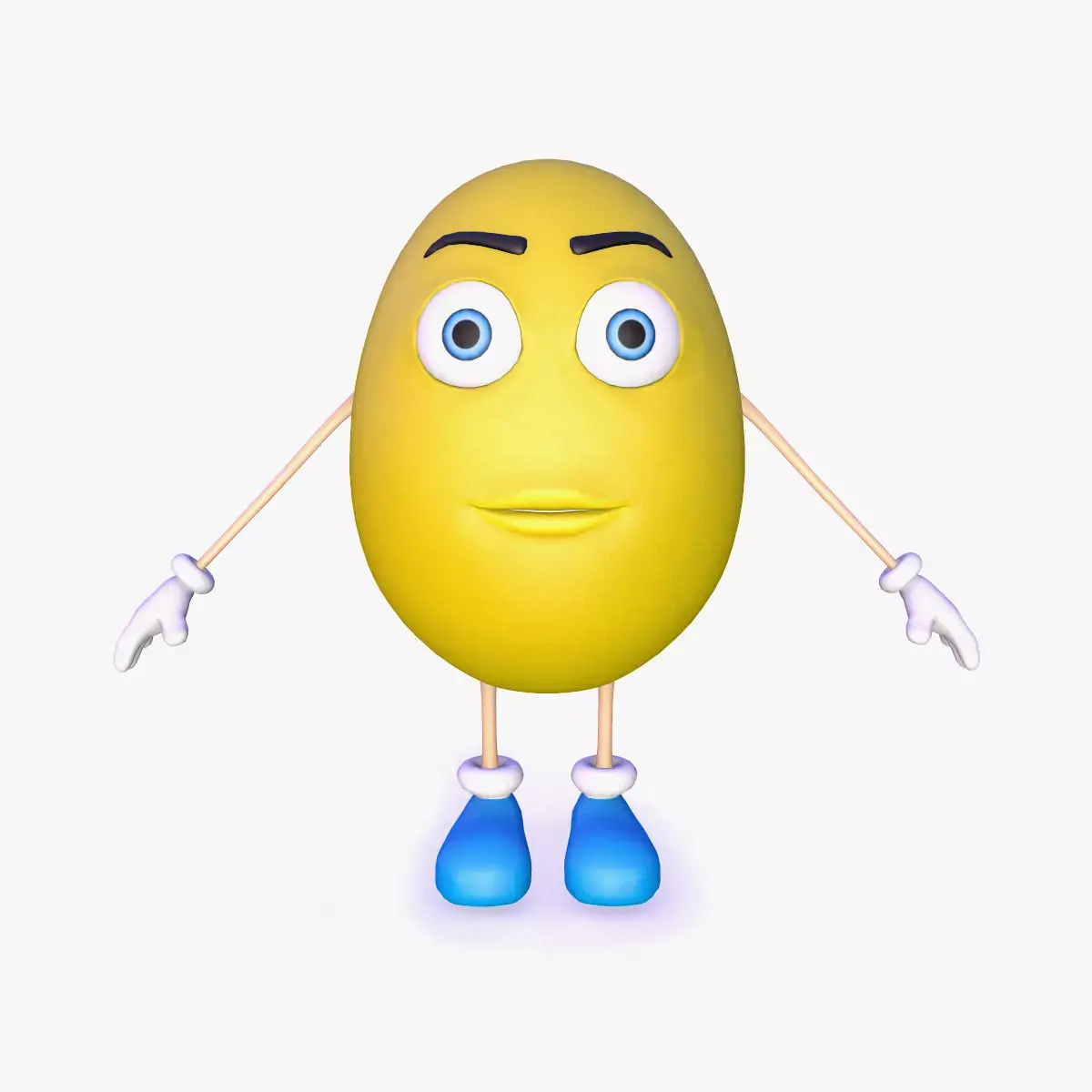 Cartoon Egg Free 3D model