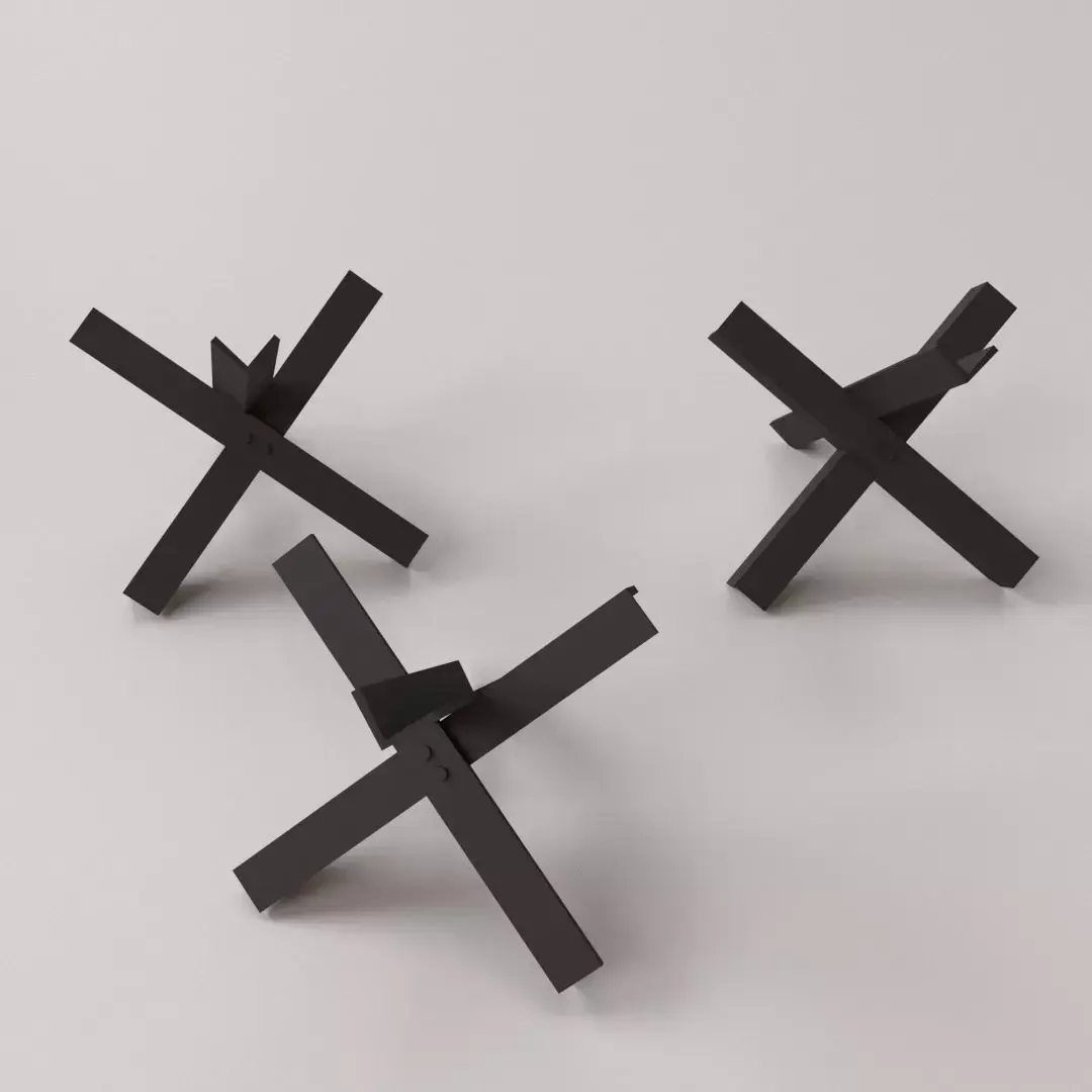 Anti Tank Barrier 3D model
